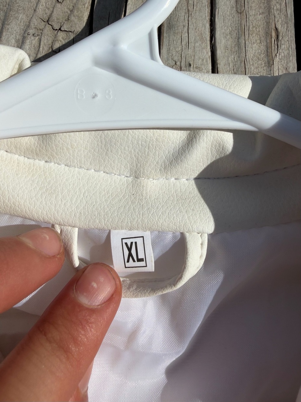 Wonder Logo White Mens Racing Jacket - Picture 2 of 2